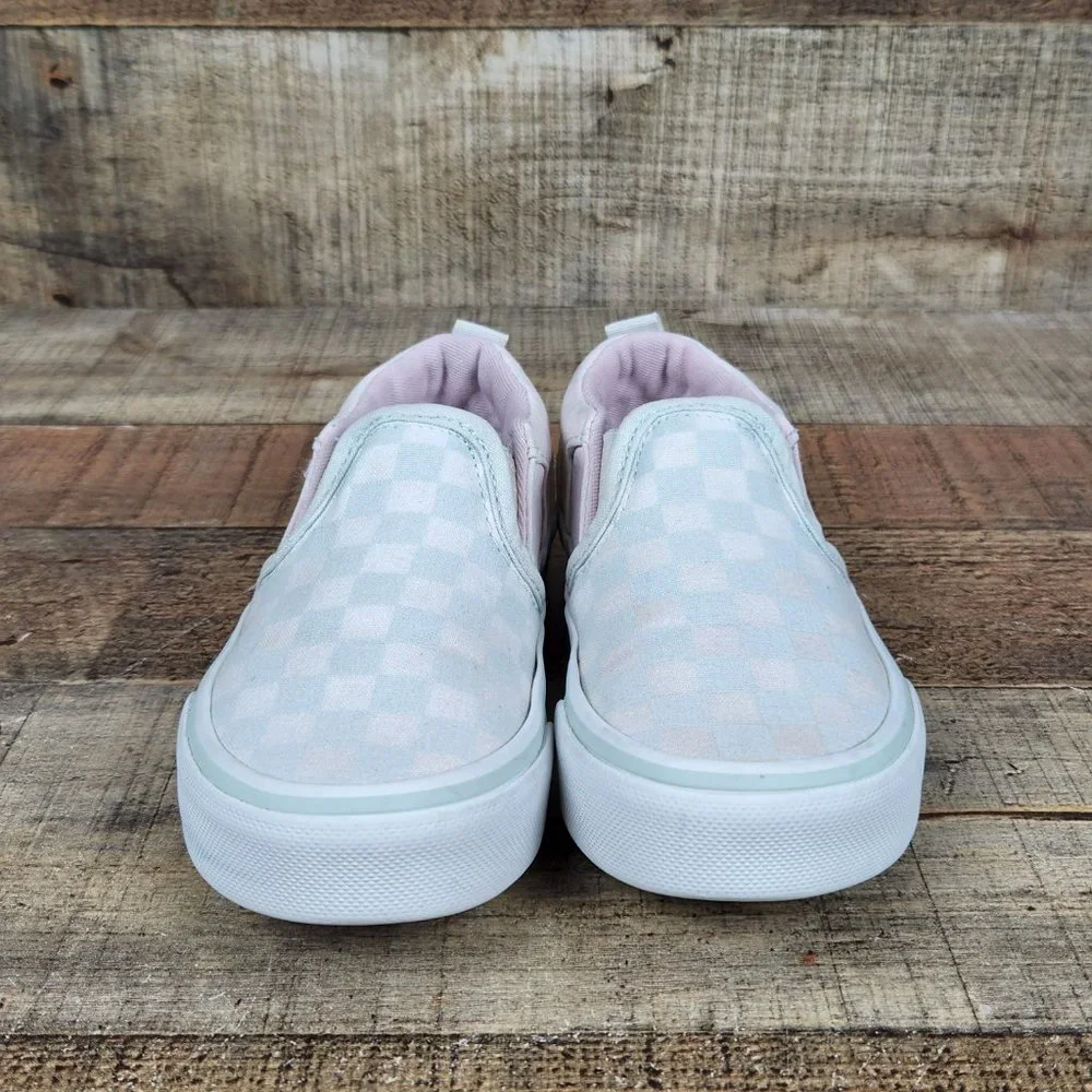 Vans Classic Slip On Checkered Toddler Sz 11 Colorful Casual Sneakers School - Picture 2 of 9